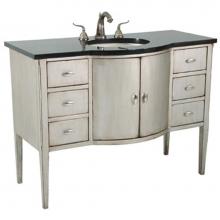 Ambella Home Collection 08939-110-402 - Sterling Bowfront Large Sink Chest