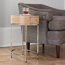 Ambella Home Collection 09126-900-012 - French Key Accent Table - Oak /