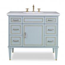 Ambella Home Collection 09227-110-335 - Toulouse Sink Chest - Polar Blue