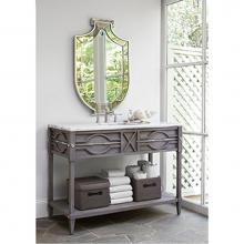 Ambella Home Collection 17554-110-411 - Spindle Sink Chest  - Weathered Grey