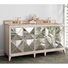 Ambella Home Collection 27046-110-501 - Escher Double Sink Chest - White