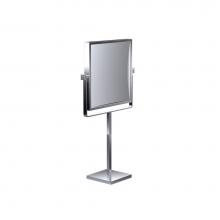 Baci Remcraft E26-X CHROME - Baci Basic Square Table Mirror -