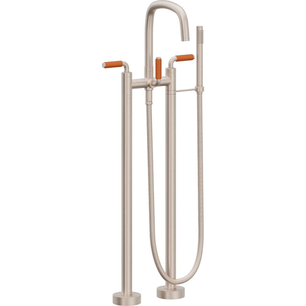 Contemporary Floor Mount Tub Filler
