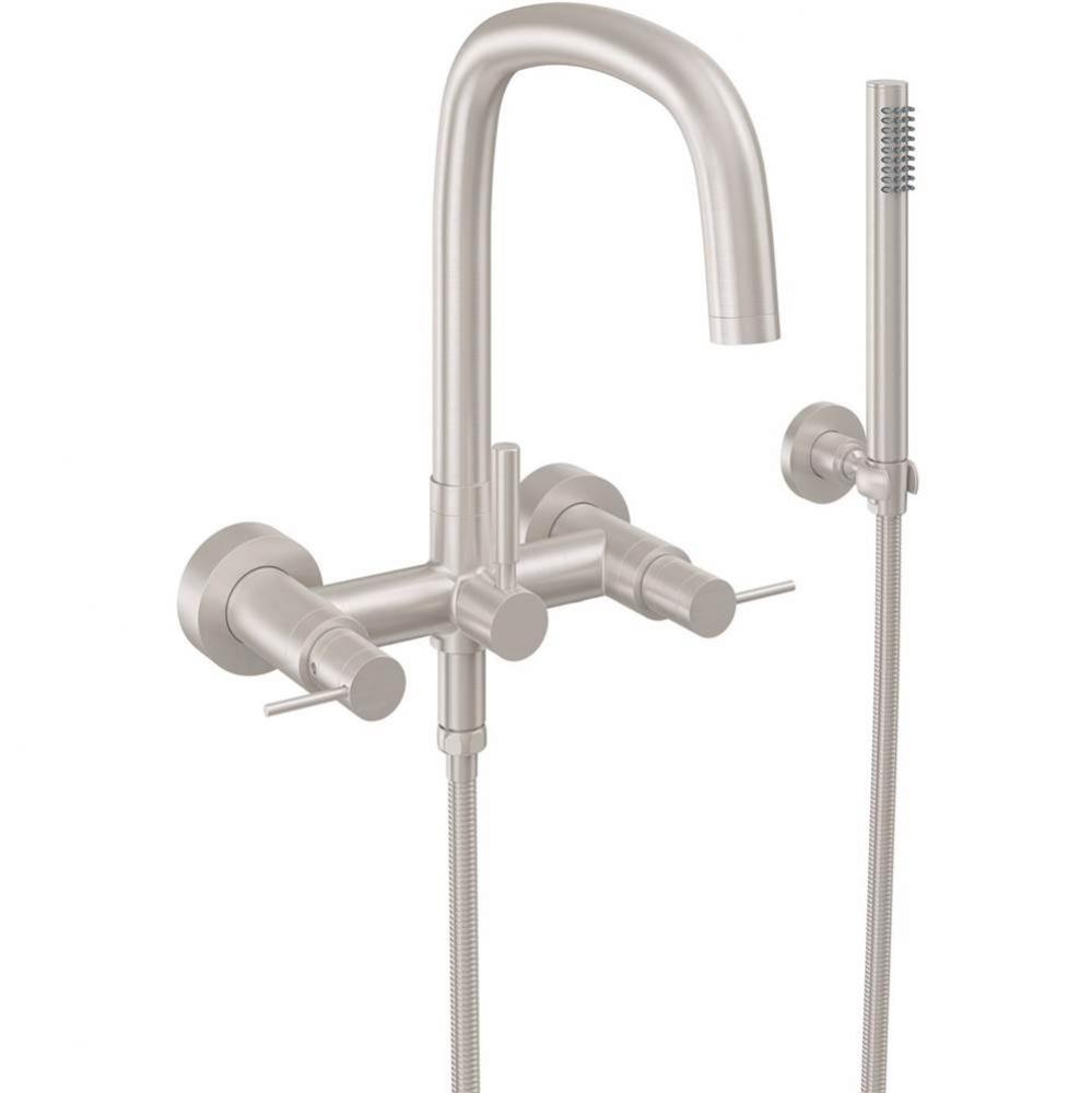 Contemporary Wall Mount Tub Filler