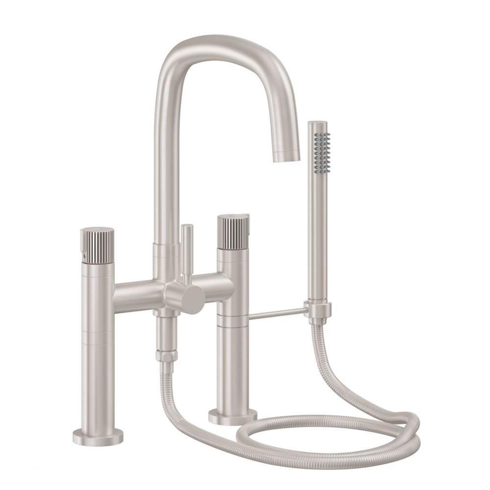 Contemporary Deck Mount Tub Filler