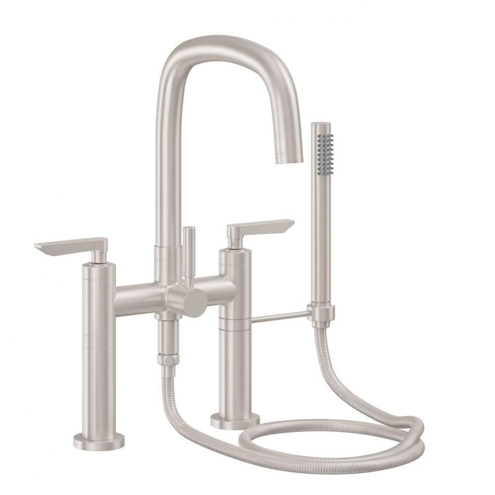 Contemporary Deck Mount Tub Filler