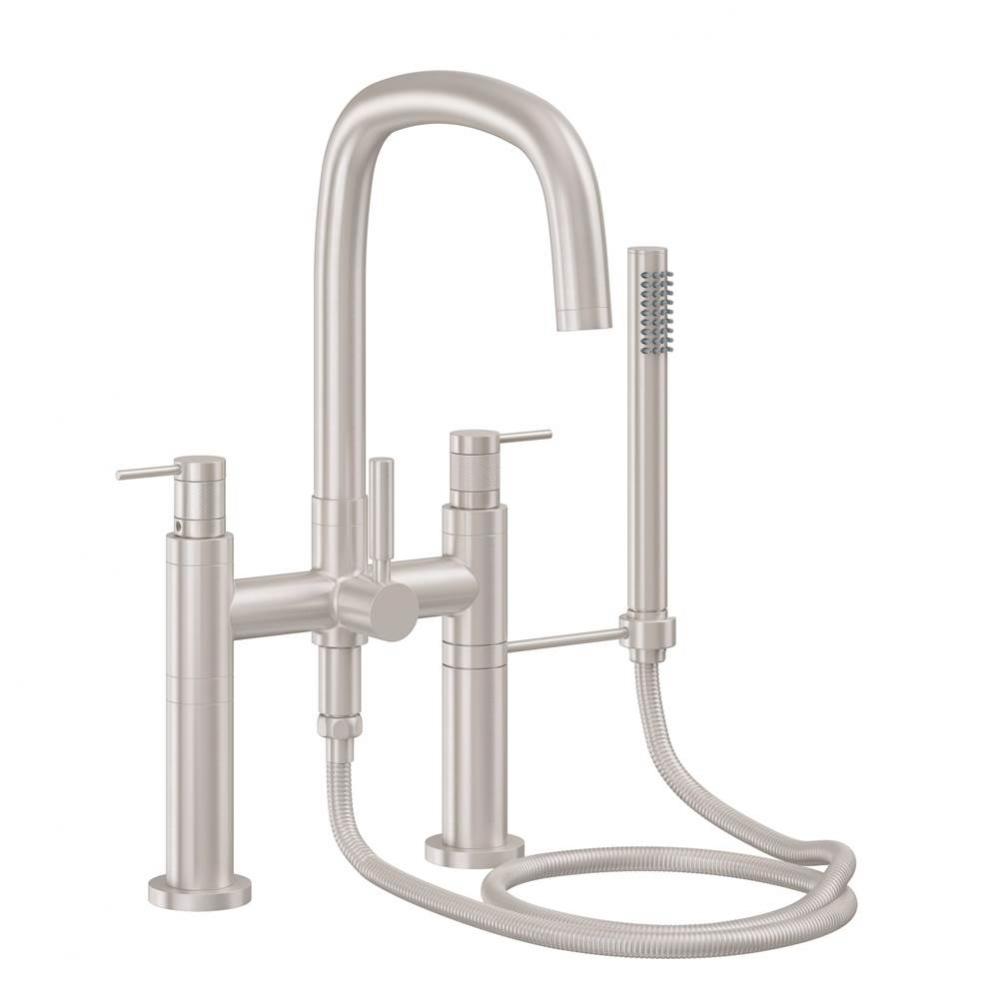 Contemporary Deck Mount Tub Filler