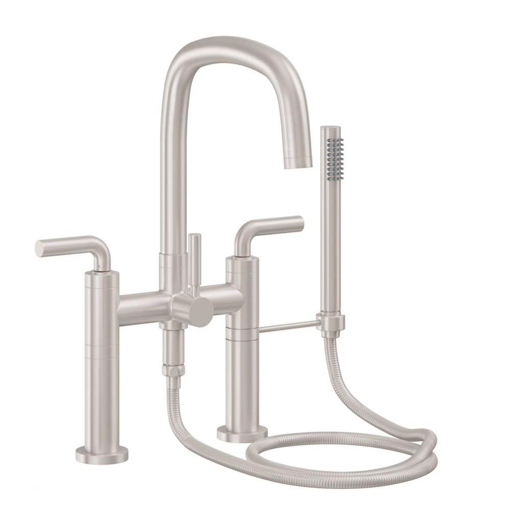 Contemporary Deck Mount Tub Filler
