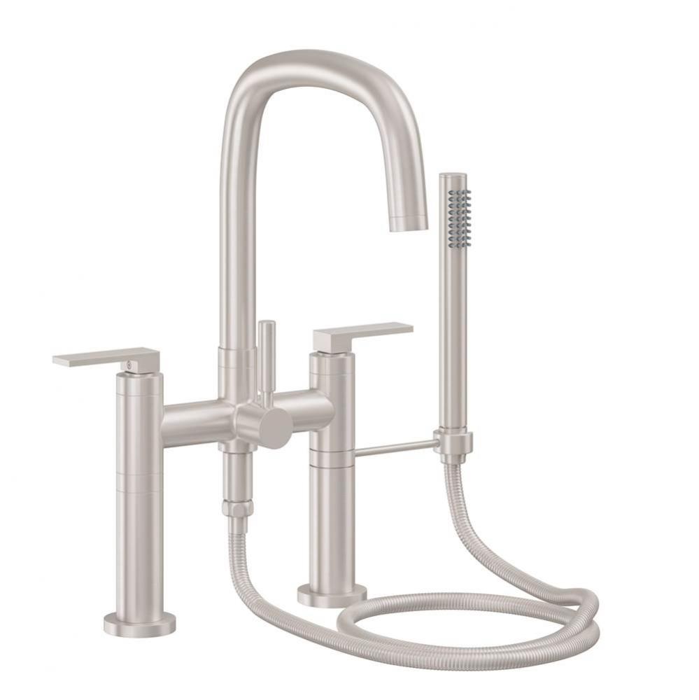 Contemporary Deck Mount Tub Filler