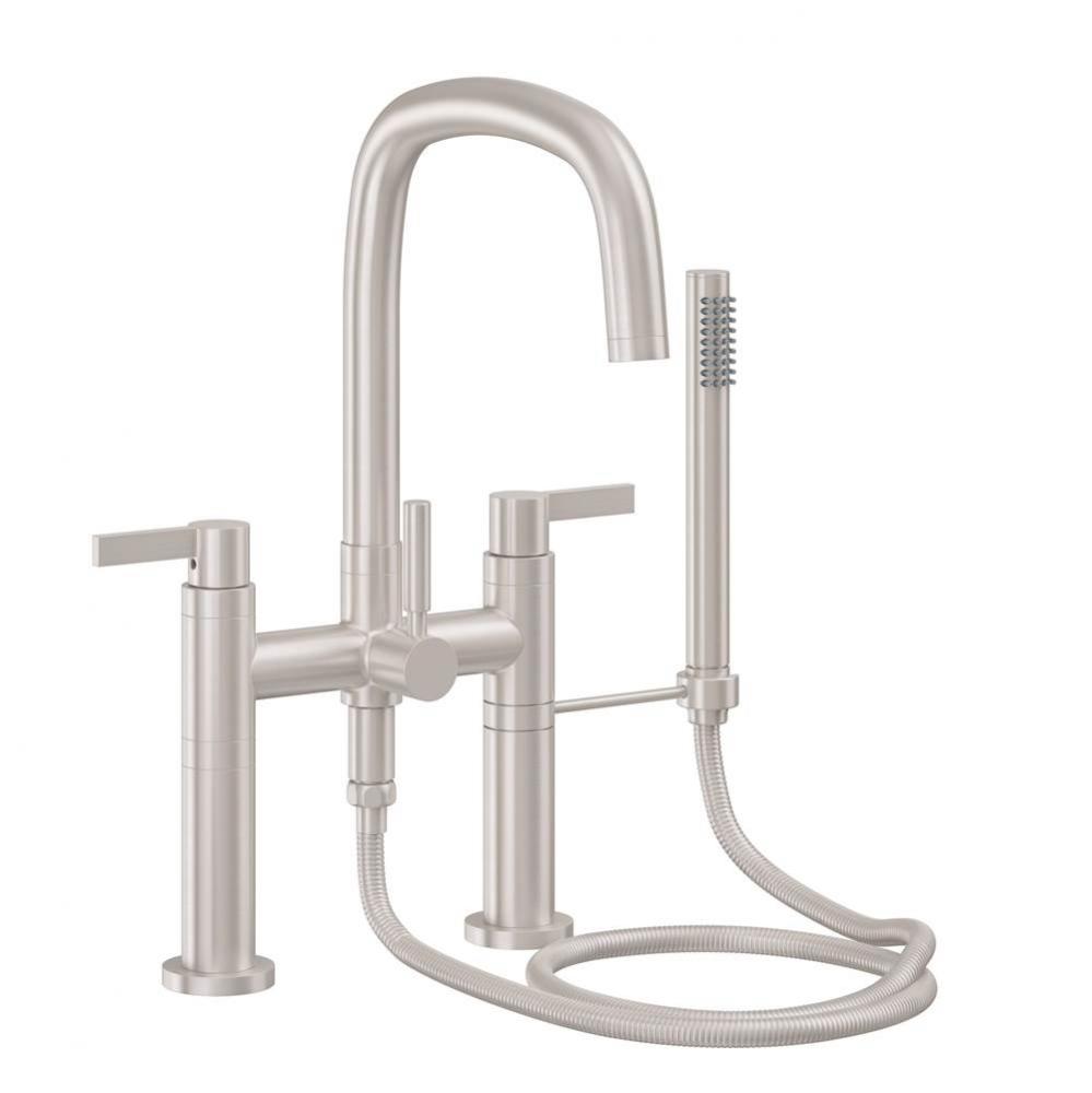Contemporary Deck Mount Tub Filler