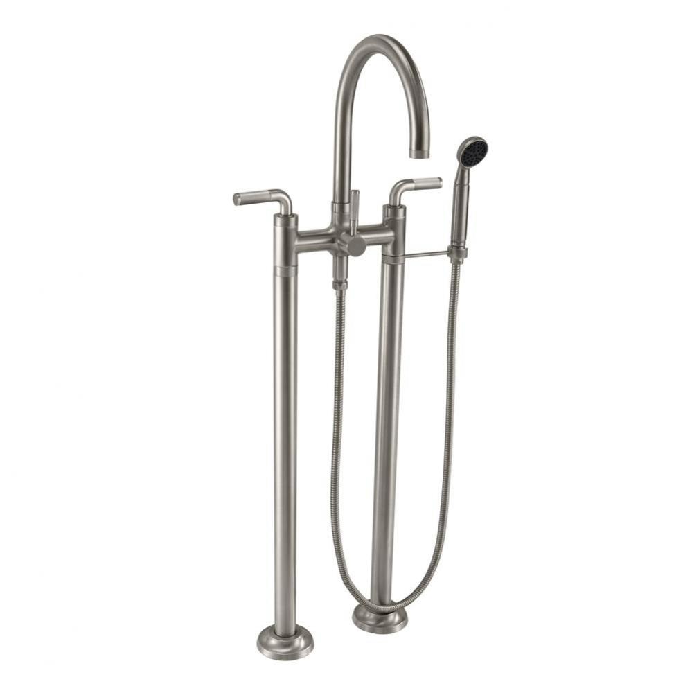 Industrial Floor Mount Tub Filler - Arc Spout