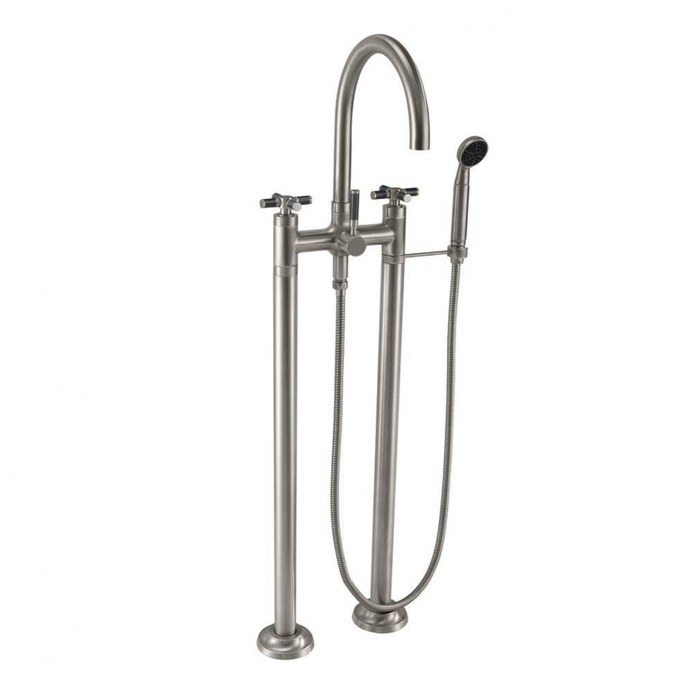 Industrial Floor Mount Tub Filler - Arc Spout