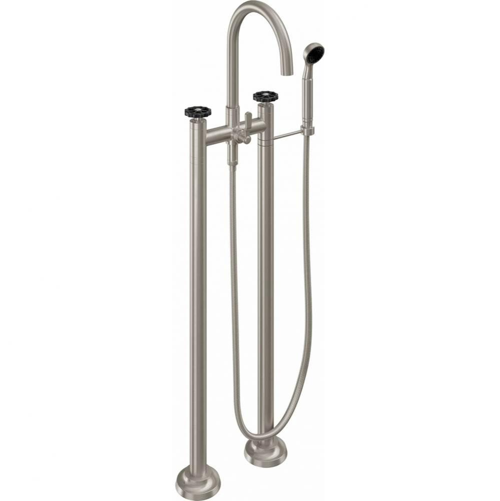 Industrial Floor Mount Tub Filler - Arc Spout