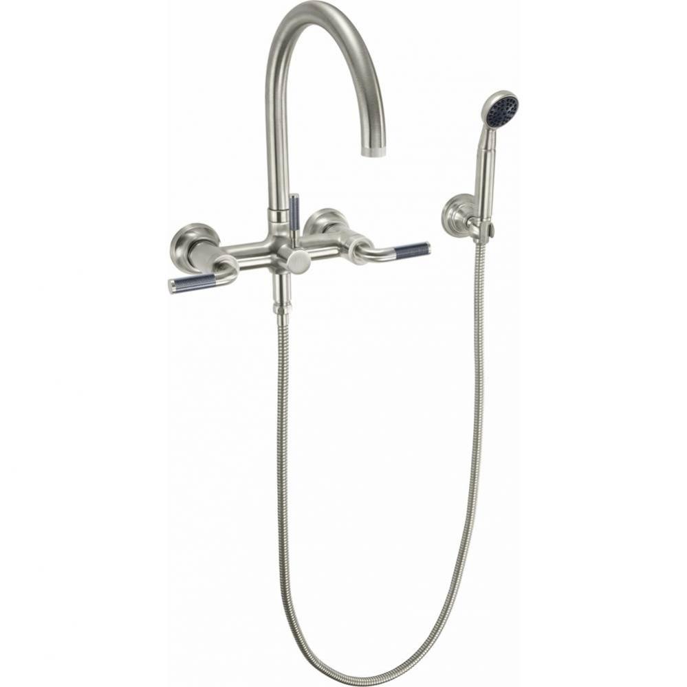 Industrial Wall Mount Tub Filler - Arc Spout