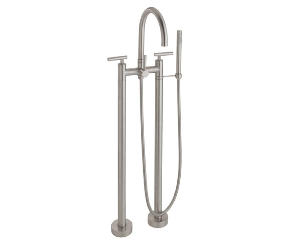 Contemporary Floor Mount Tub Filler