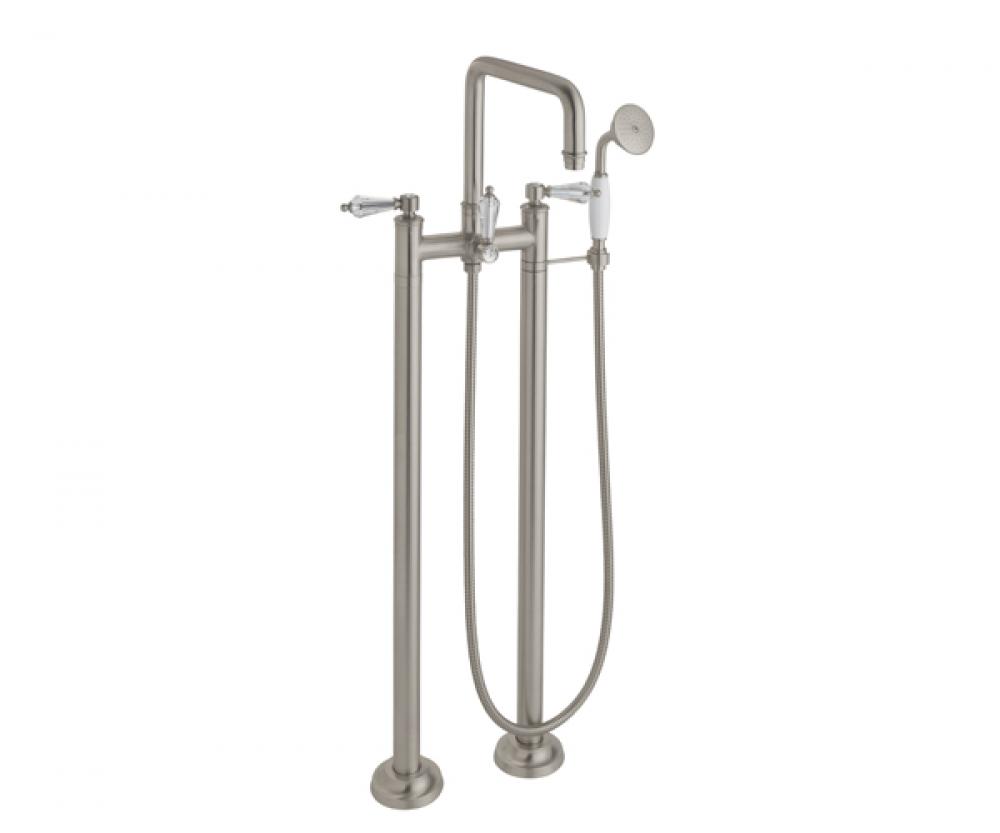 Traditional Floor Mount Tub Filler