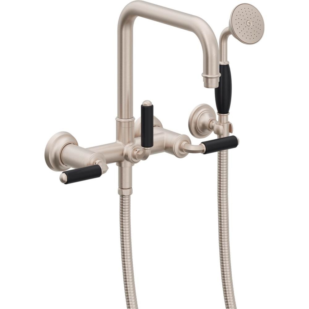 Traditional Wall Mount Tub Filler - Quad Spout