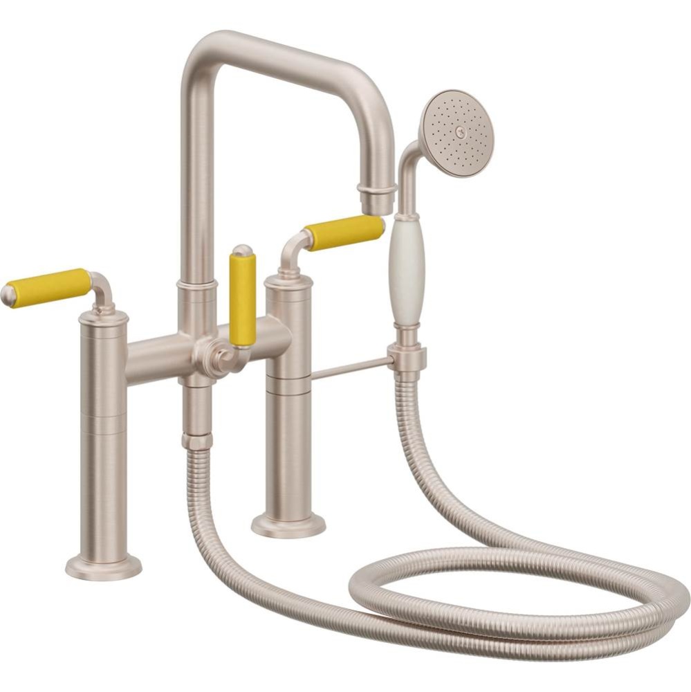 Traditional Deck Mount Tub Filler - Quad Spout