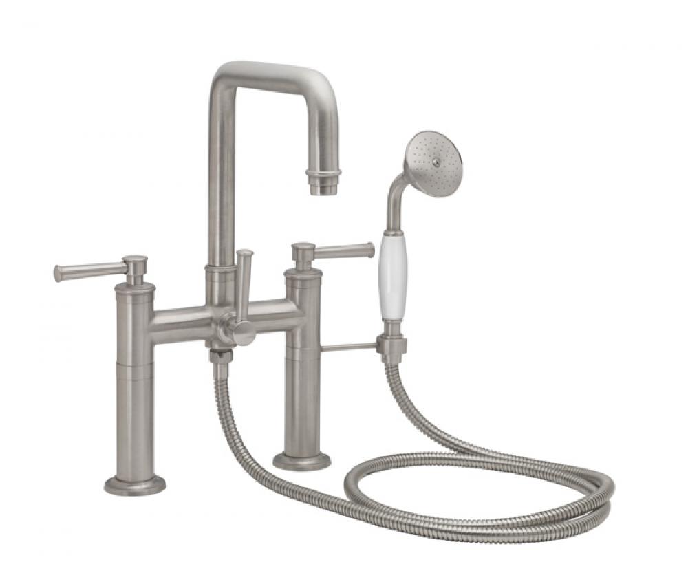 Traditional Deck Mount Tub Filler - Quad Spout