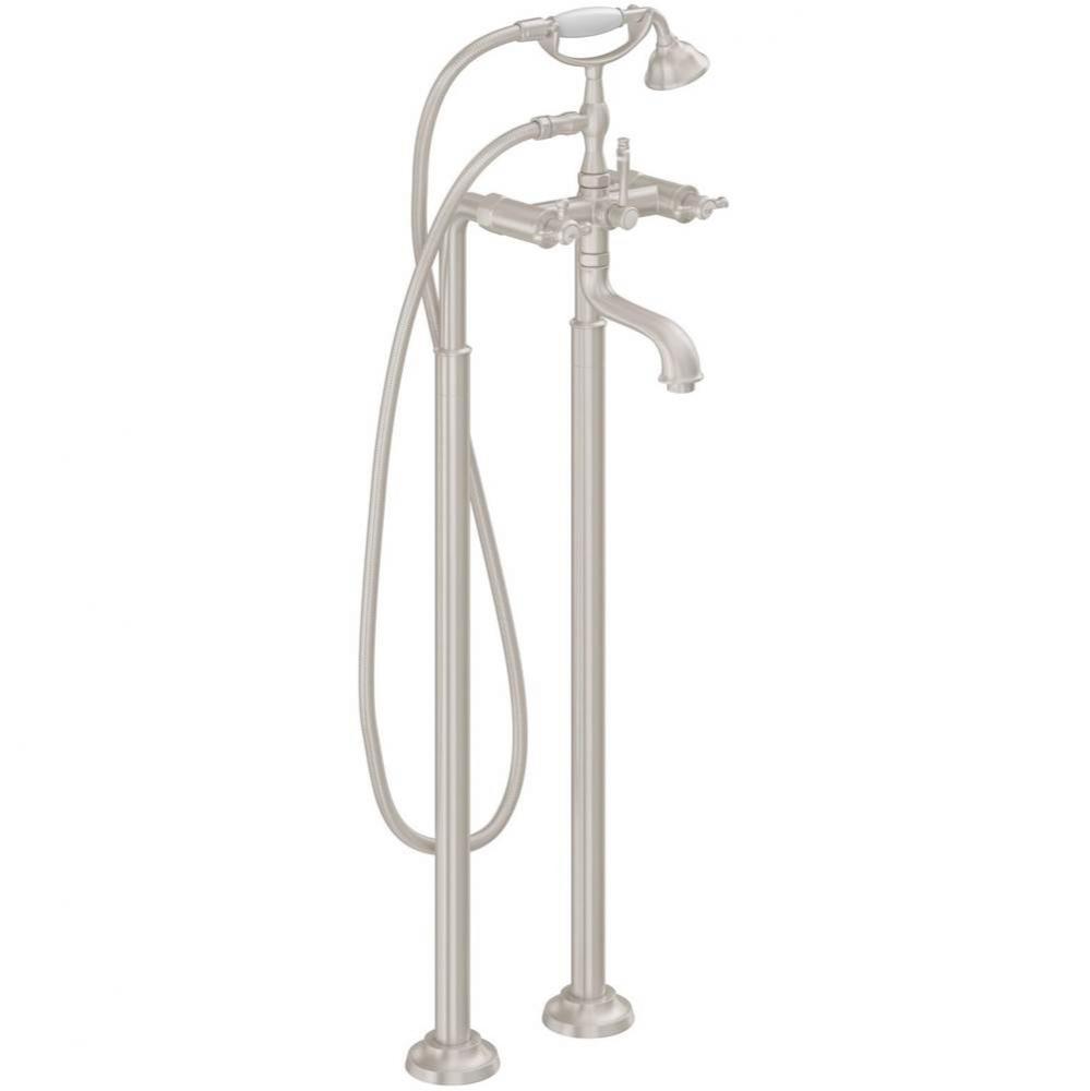 Traditional Floor Mount Tub Filler