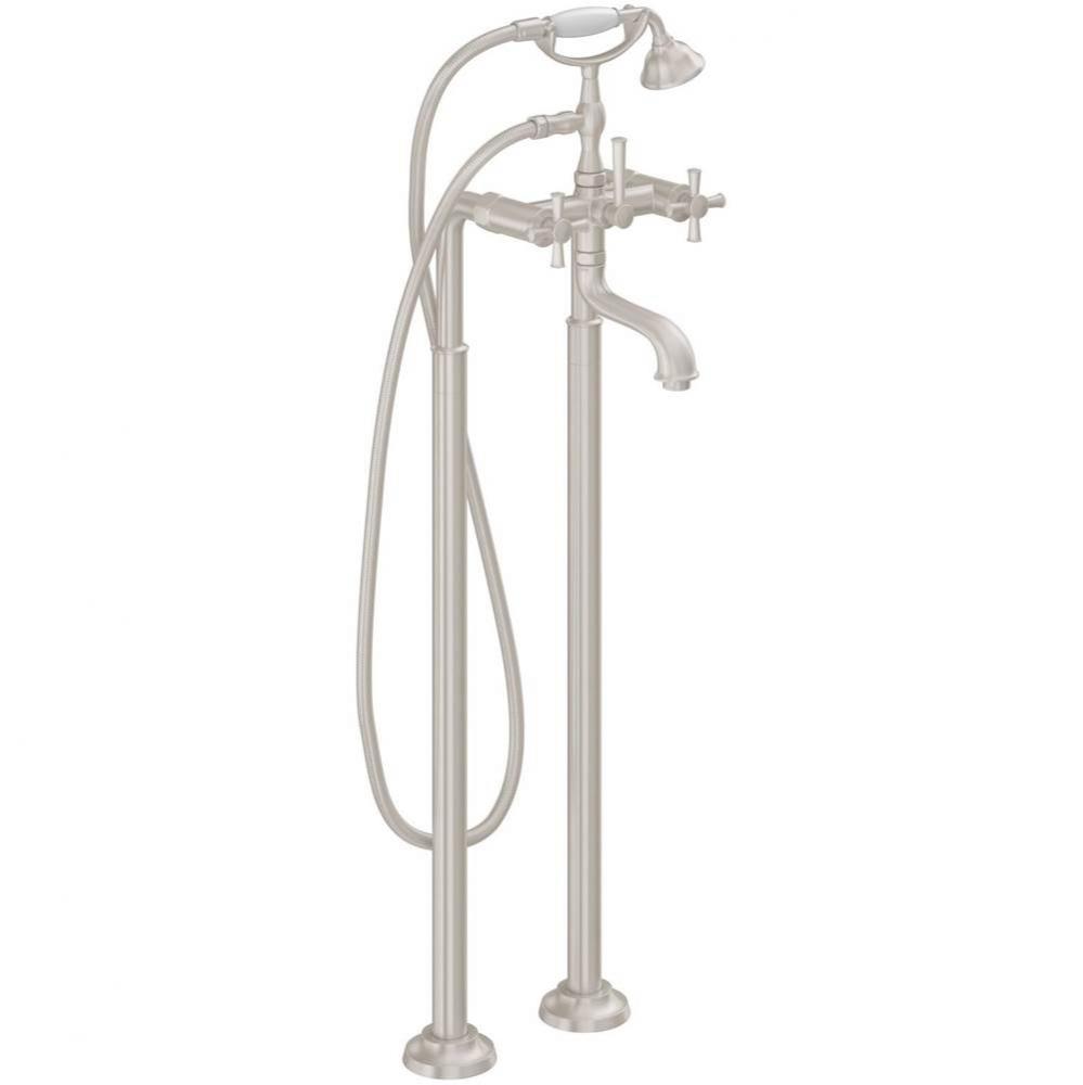 Traditional Floor Mount Tub Filler