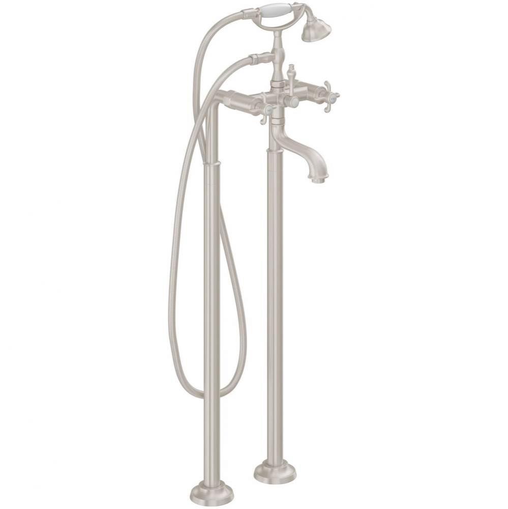 Traditional Floor Mount Tub Filler