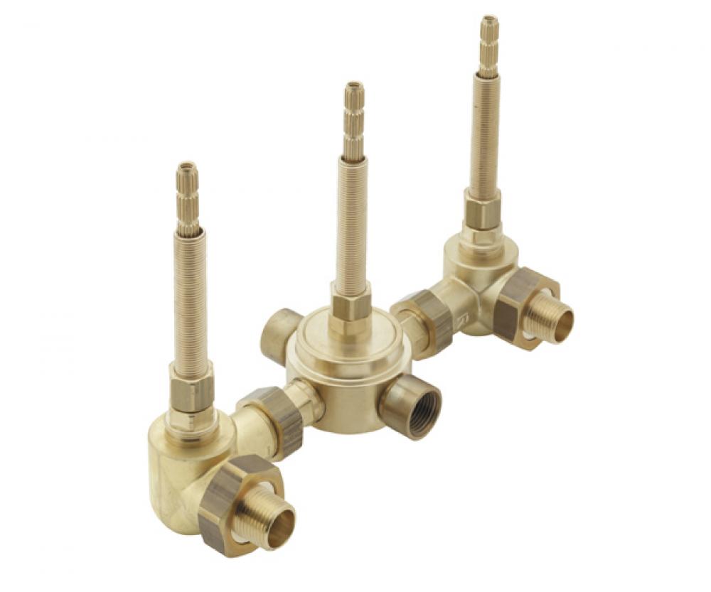 3 Handle Tub and Shower Valve