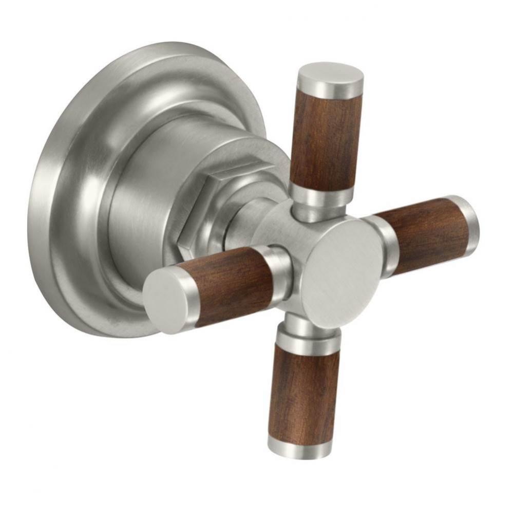 Wall or Deck Handle Trim Only - Teak Handle
