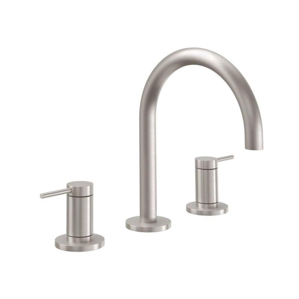 8'' Widespread Lavatory Faucet with ZeroDrain - High Spout