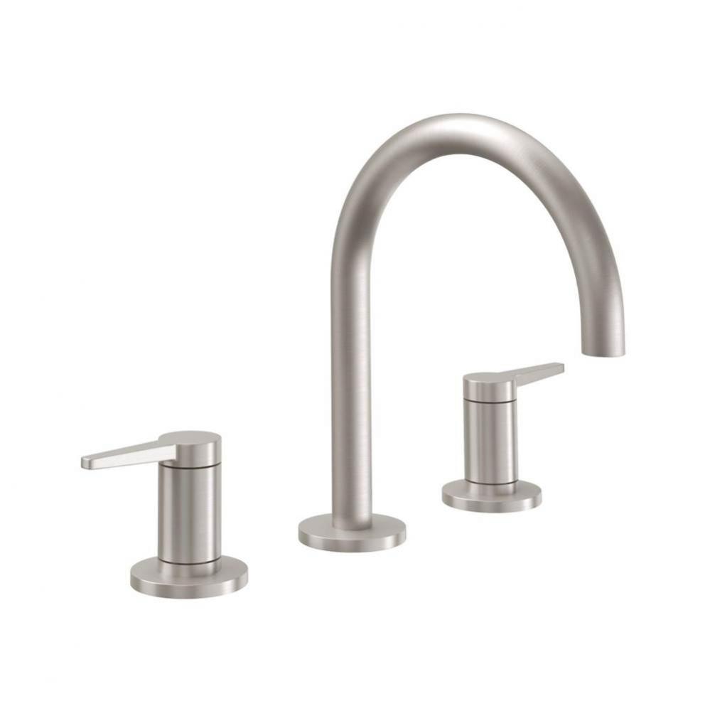 8'' Widespread Lavatory Faucet with ZeroDrain - High Spout