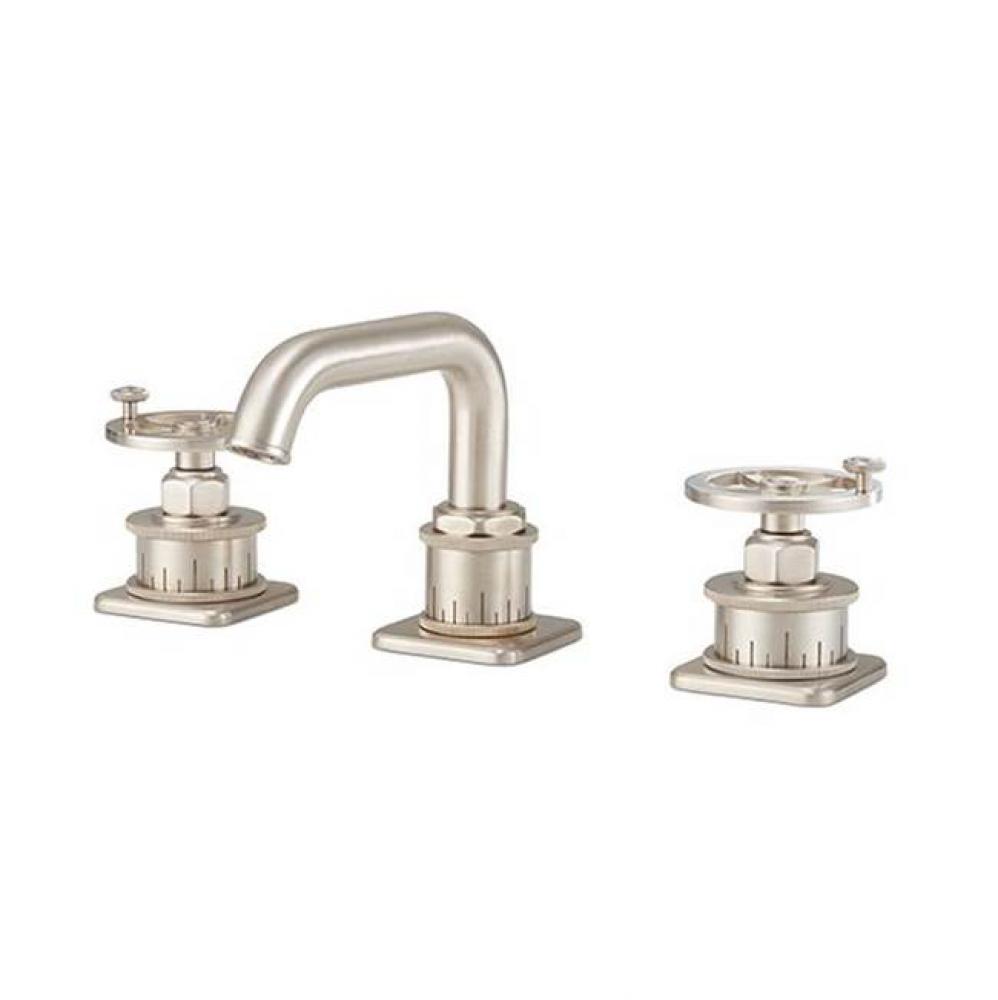 Widespread Low Spout - Wheel Handle