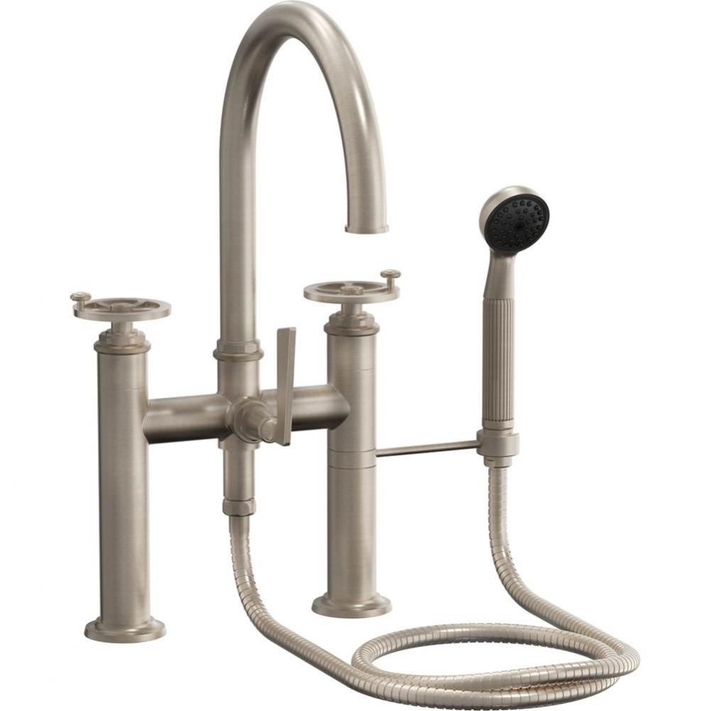 Deck Mount Tub Filler - Wheel Handles