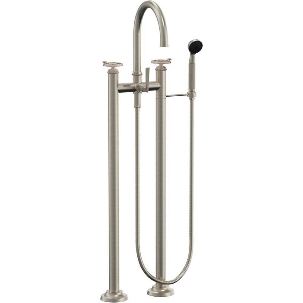 Floor Mount Tub Filler - Wheel Handles