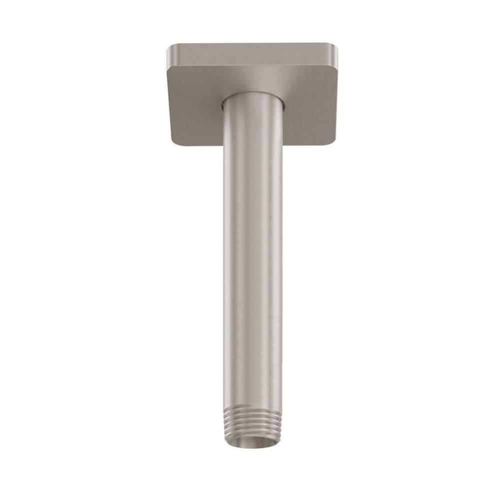 4'' Ceiling Shower Arm - Rounded Square Base