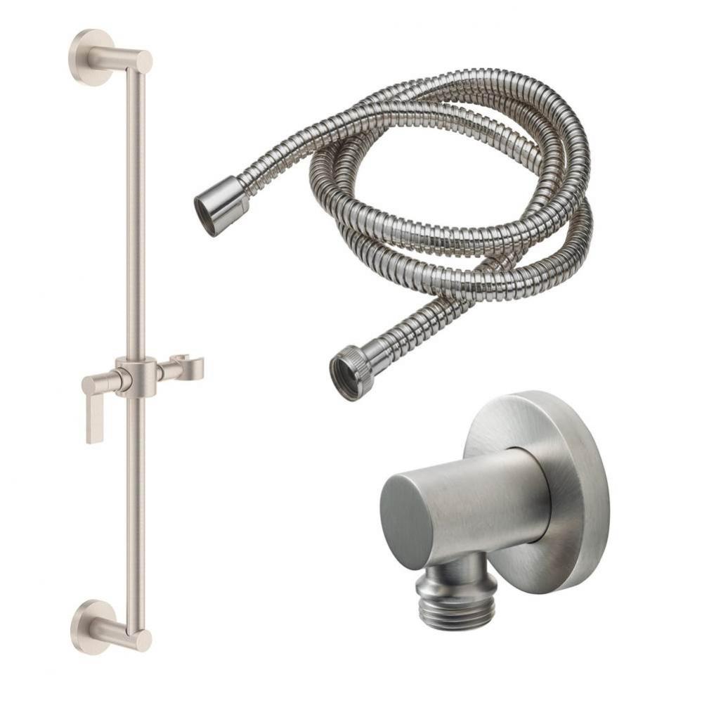 Slide Bar Handshower Kit -Lever Handle with Round Base