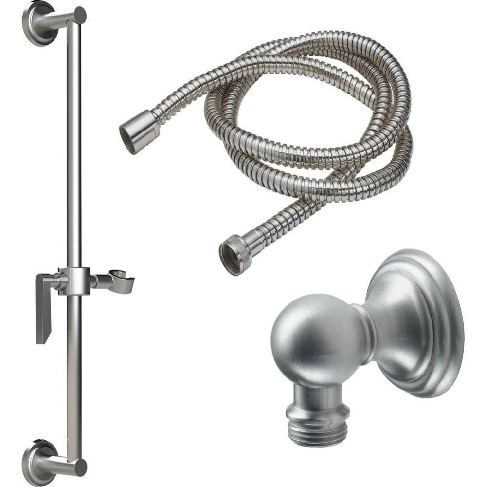 Slide Bar Handshower Kit - Lever Handle with Concave Base