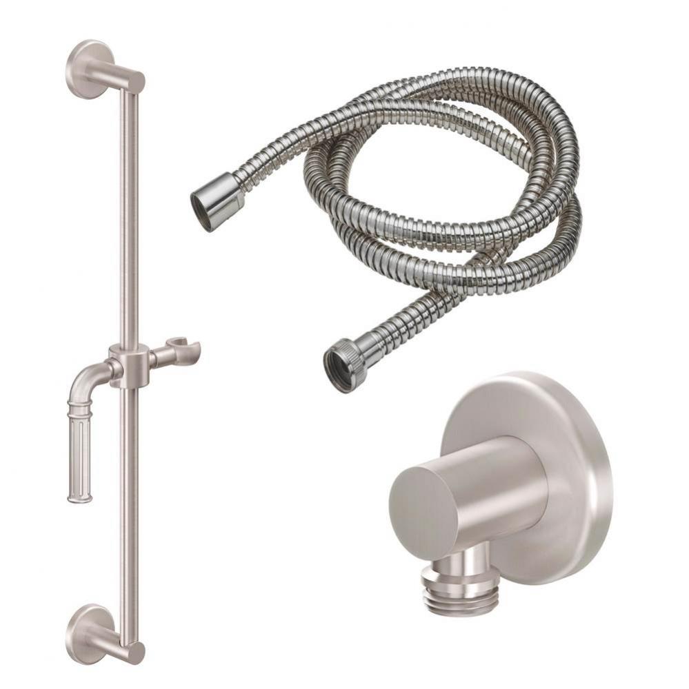 Slide Bar Handshower Kit - Lever Handle with Round Base