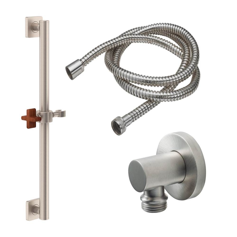 24'' Grab Bar Handshower Kit - Cross Handle with Quad Base