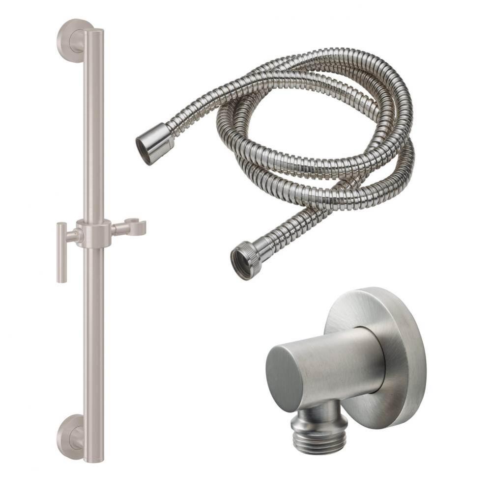 30'' Grab Bar Handshower Kit - Lever Handle with Round Base