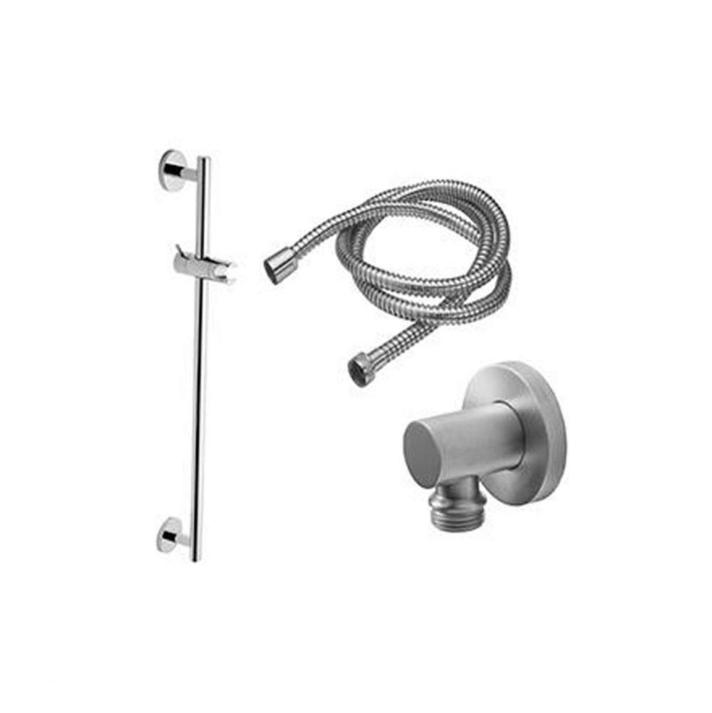 Slide Bar Handshower Kit  - Cylinder Handle With Round Base