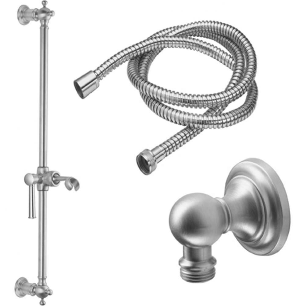 Slide Bar Handshower Kit - Lever Handle with Concave Base