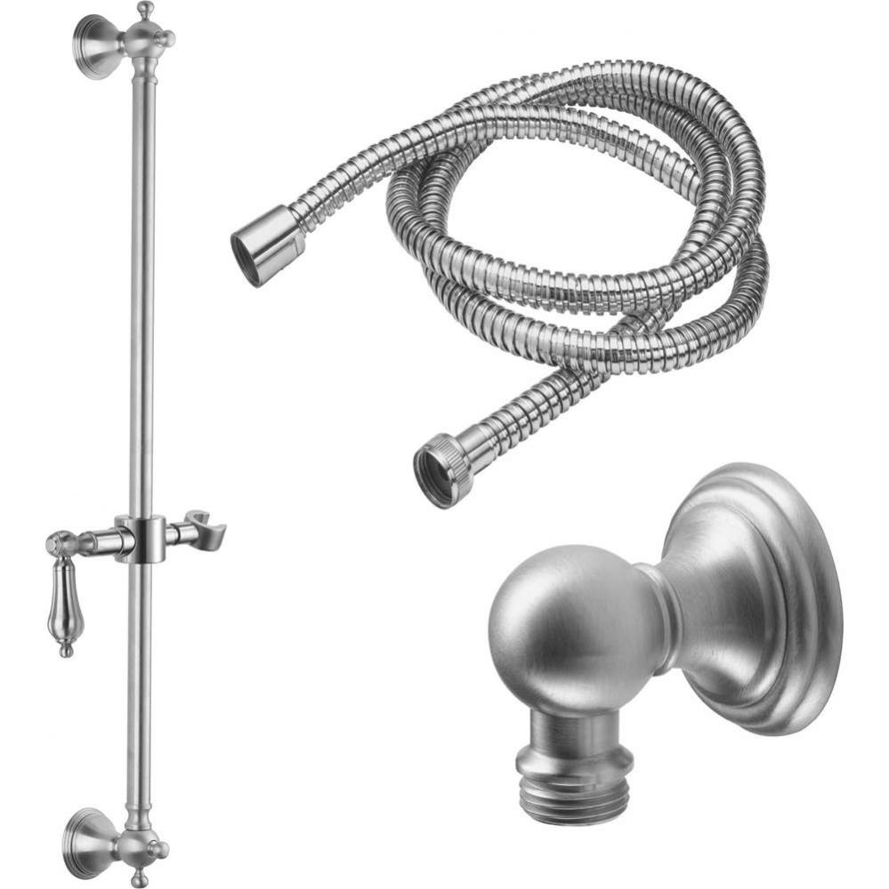 Slide Bar Handshower Kit - Lever Handle with Line Base