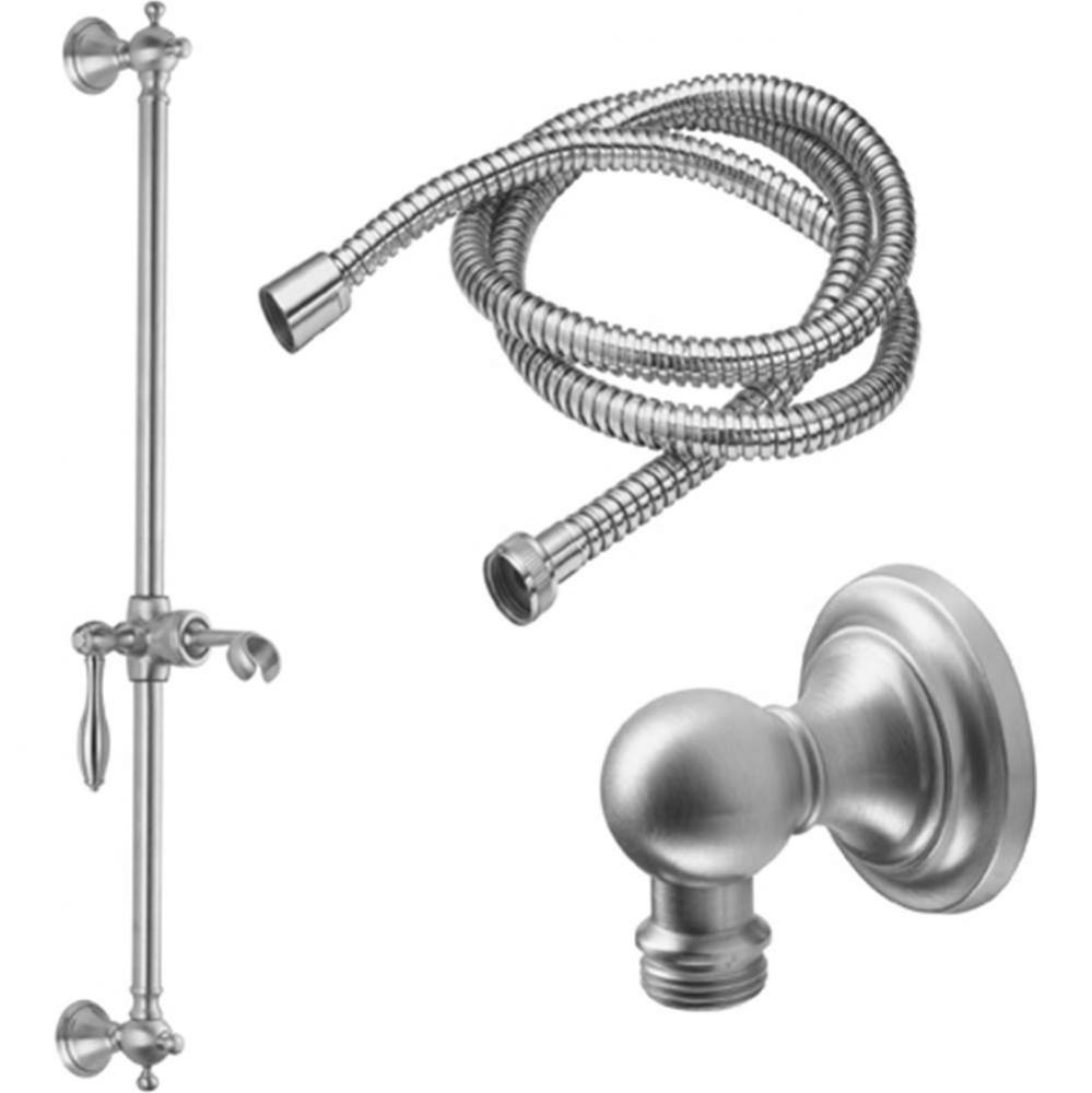 Slide Bar Handshower Kit - Lever Handle with Concave Base