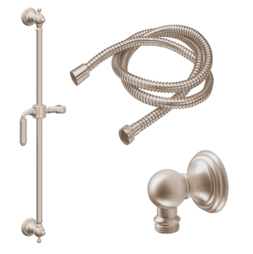 24'' Grab Bar Handshower Kit - Cross Handle with Line Base