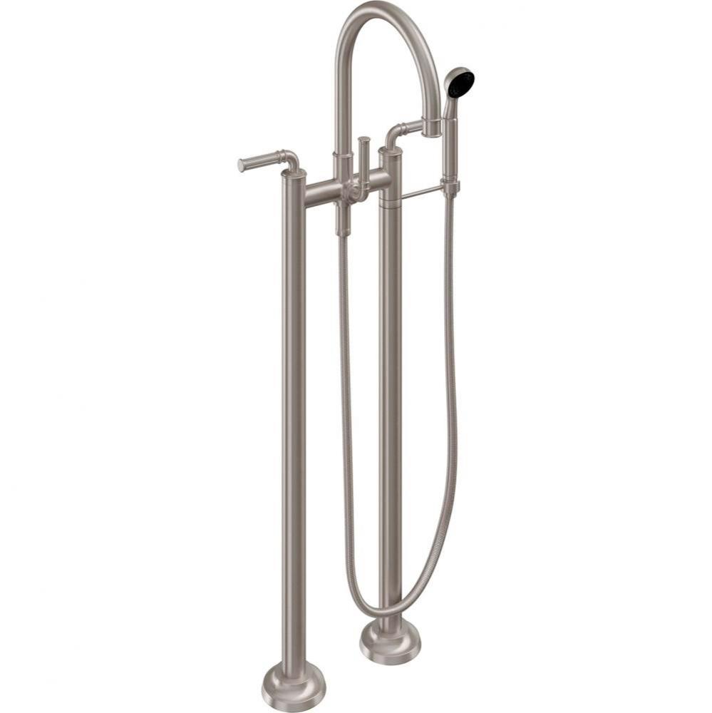 Floor Mount Tub Filler with Handshower