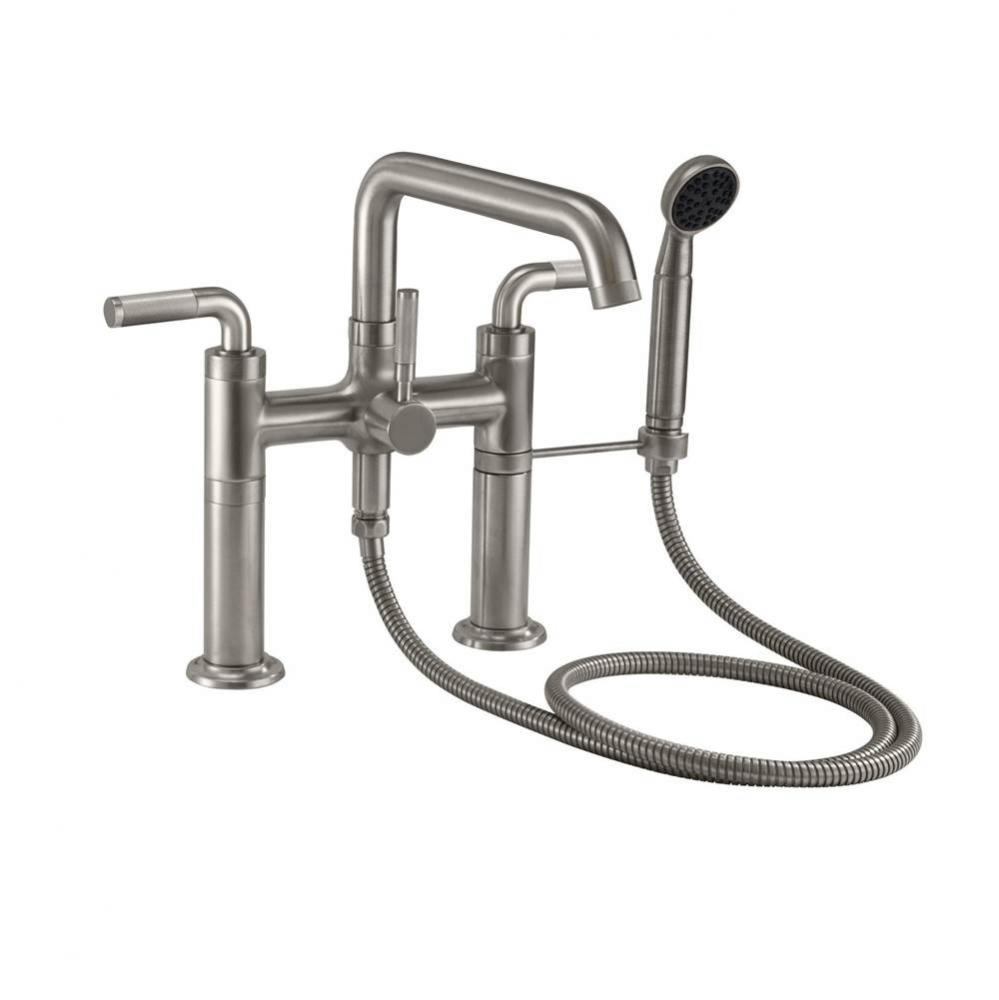 Contemporary Deck Mount Tub Filler