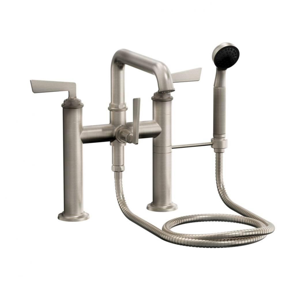 Deck Mount Tub Filler Low Spout