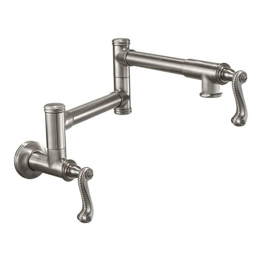 Pot Filler - Dual Handle Wall Mount - Traditional