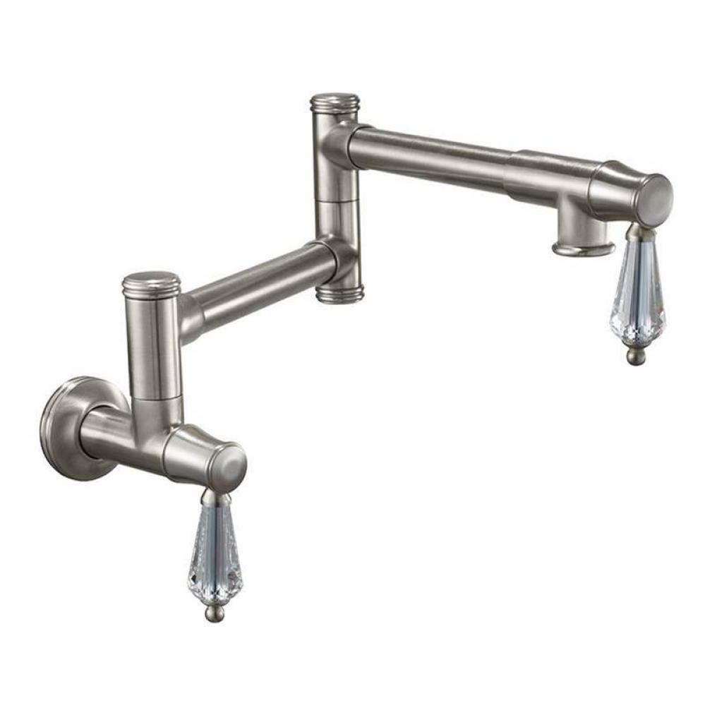 Pot Filler - Dual Handle Wall Mount - Traditional