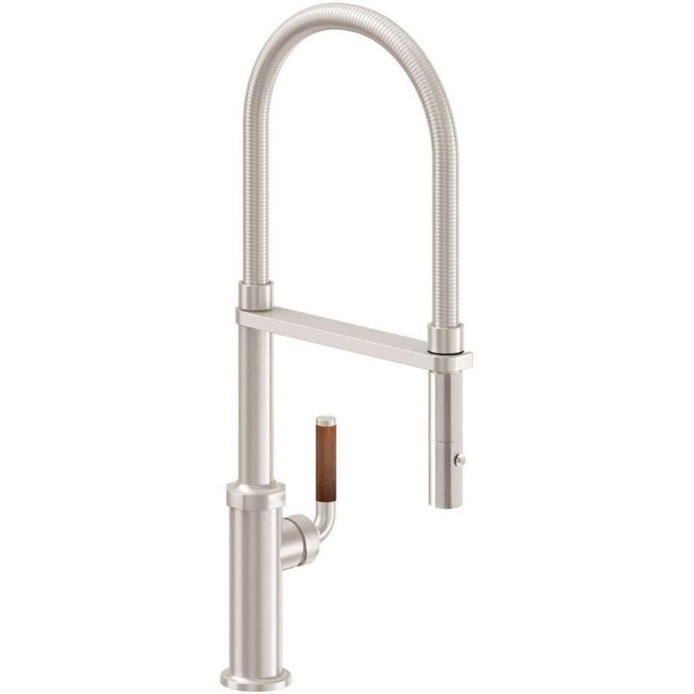 Culinary Kitchen Faucet with Button Sprayer